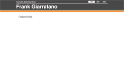 Desktop Screenshot of frankgiarratano.com